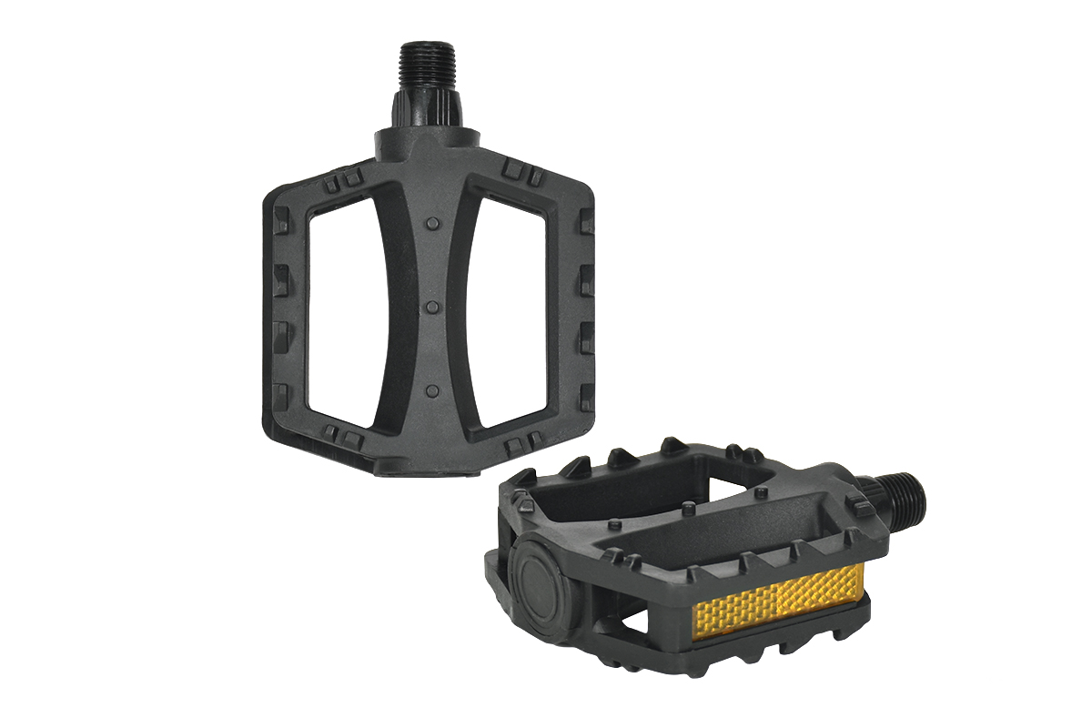 Педали MX-P620 12мм ось,пластик,для детских велосипедов,черные