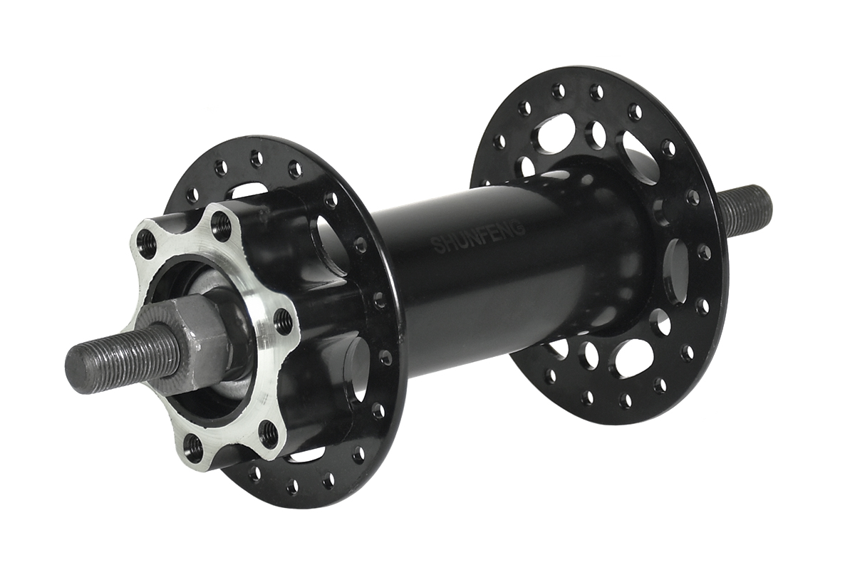 Втулка передняя HB30F 36Hx14G 3/8*135*175 фэтбайк, крепление IS6