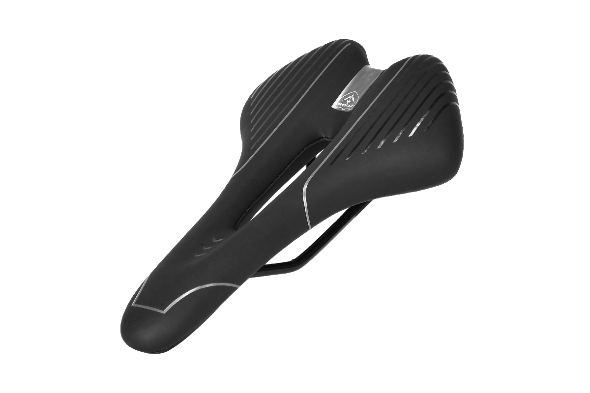 Седло ZEUS Z-1009 MTB Sport 275x155mm,рельсы сталь,анатомическое,черный\серебристый,292гр Седло ZEUS Z-1009 MTB Sport 275x155mm,рельсы сталь,анатомическое,черный\серебристый,292гр