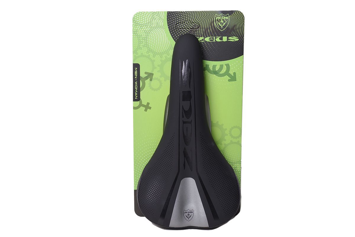 Седло ZEUS 1040 MTB Sport стальные рельсы,черный\серый Седло ZEUS 1040 MTB Sport стальные рельсы,черный\серый