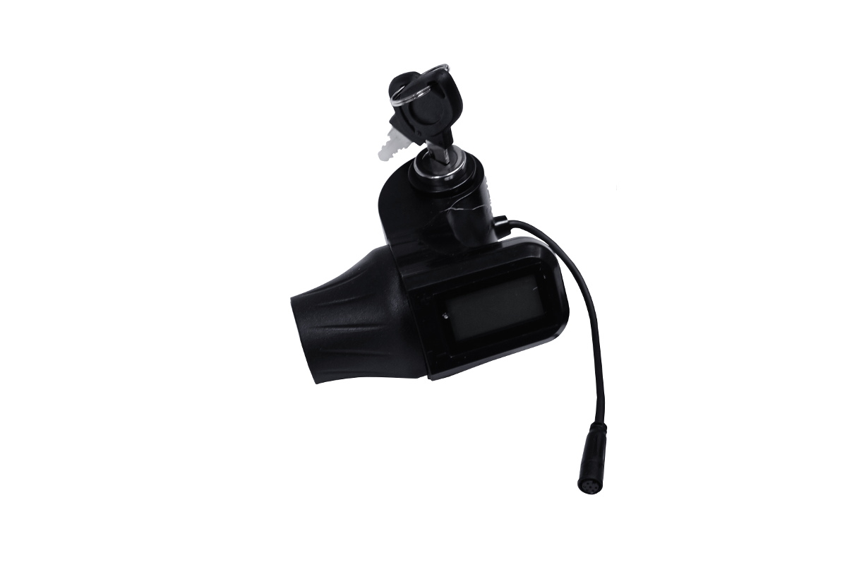 Ручка управления 27,5"*140mm тягой эл/двигателя с индикатором режимов и ключом зажигания,E-HUNTER 27.2D Ручка управления 27,5"*140mm тягой эл/двигателя с индикатором режимов и ключом зажигания,E-HUNTER 27.2D