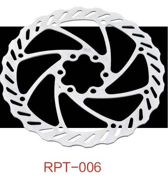 Ротор тормоза Repute RPT-006 160mm,серебристый,крепление IS6 Ротор тормоза Repute RPT-006 160mm,серебристый,крепление IS6