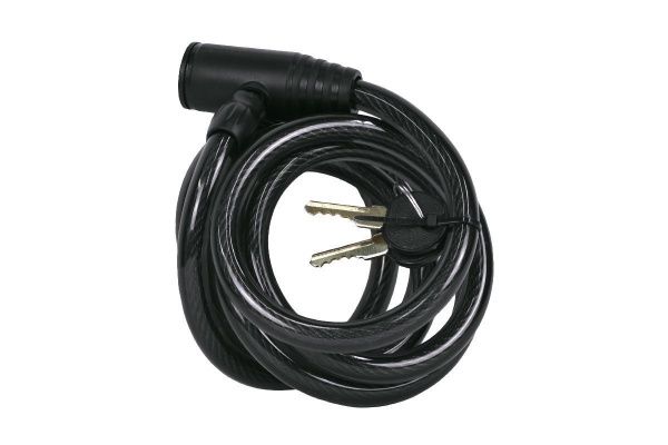 Замок противоугонный GK102-102, Ф12х1800мм(72"), трос в оплетке,2 ключа