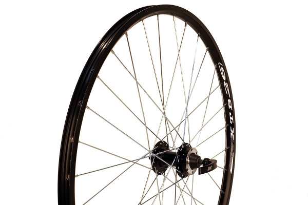 Колесо 27,5" MTB,переднее,под диск IS6, двойной обод 2XTB-26,алюм.сплав, черный, втулка JY-D041DSE,крепление ротора IS6