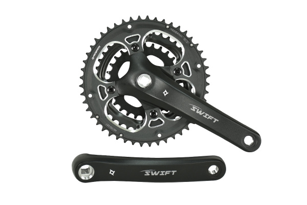 Система PROWHEEL SWIFT-251*175mm,(48/38/28)AL-6061-T6,CHAINLINE:50,BCD:104/64,под квадрат,черные Система PROWHEEL SWIFT-251*175mm,(48/38/28)AL-6061-T6,CHAINLINE:50,BCD:104/64,под квадрат,черные