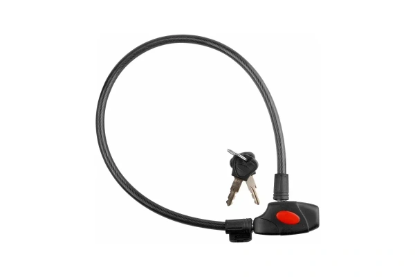 Замок противоугонный STELS 84320 12x650мм(25"), 2 ключа,трос